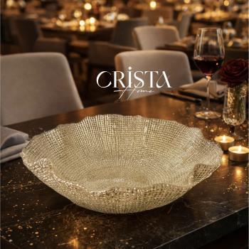 Bát vân lưới CRISTA 280CM Vàng