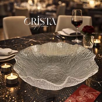 Bát vân lưới CRISTA 28CM Bạc