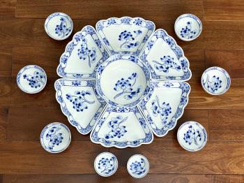 Bộ ăn Set15 món MT sen xanh (45cm)