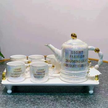 Bộ cố bình sứ khay CN ánh trai xoắn