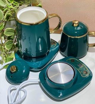 Bộ cốc sứ + bếp  chưng yến 800ml