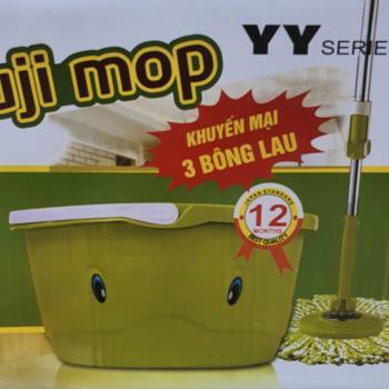 Bộ lau nhà 360 giỏ inox  FujiMop