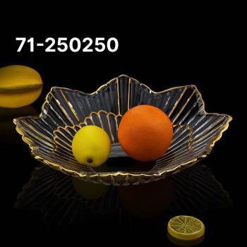 Đĩa PL 8 cánh viền vàng 250250