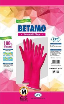 Găng tay cao su đỏ dài BETAMO