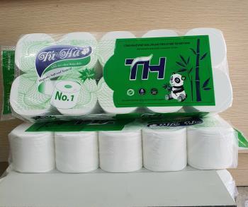 Giấy vệ sinh 3 lớp 1.6kg TH (10cuộn/ túi)