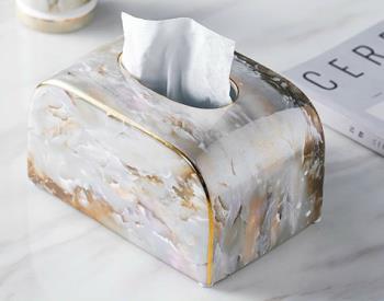 Hộp giấy  sứ vân đá lỡ