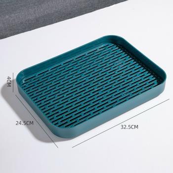 Khay cốc nhựa CN 2 lớp xanh lá RC16
