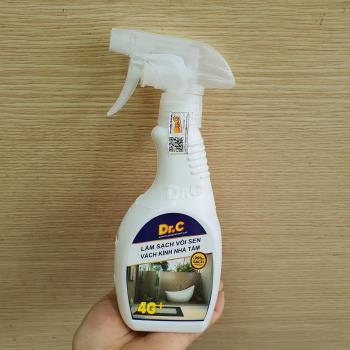 Làm sạch vòi sen, vách kính Dr.c- 300ml