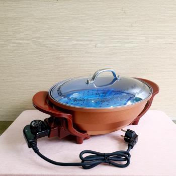 Lẩu điện bầu dục có vỉ hấp Sachu