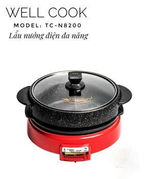 Lẩu nướng điện tròn WELL COOK 8200