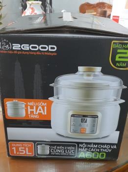 Nồi cách thủy,hầm chậm 2GOOD 1.5L A600