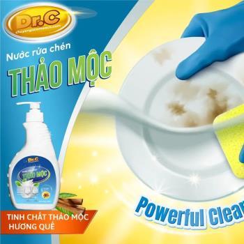 Nước rửa chén thảo mộc Dr.c 500ml