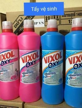 Nước tẩy vệ sinh Vixol xanh700ml