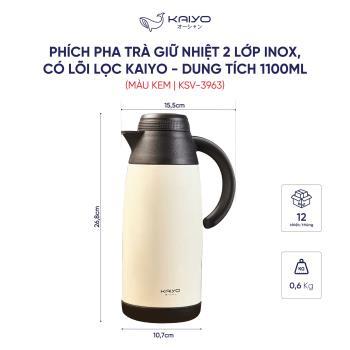 Phích trà 500ml KAIYO 3963