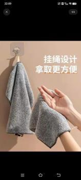 Set 10 khăn lau màu ghi