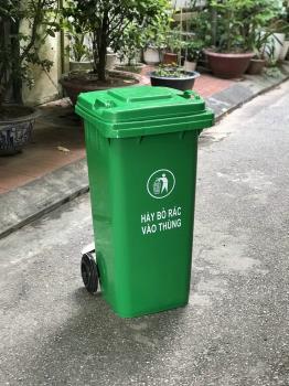 Thùng rác công cộng bánh xe 100L SL