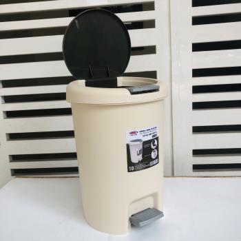 Thùng rác đạp tròn 2 nắp SL 10L