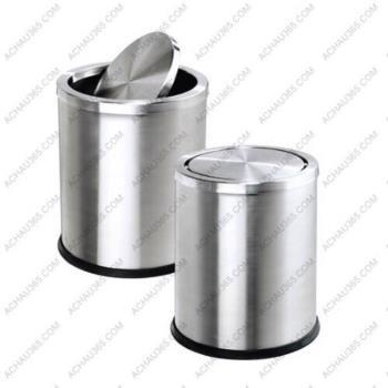 Thùng rác lật inox bé 8L