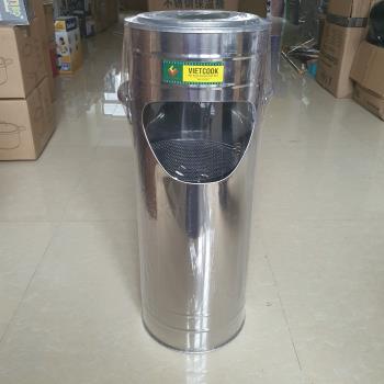 Thùng rác ống inox Thiên Vương
