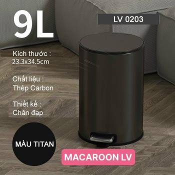 Thùng rác vuông inox 10L