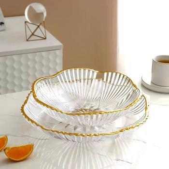 Tô trái cây TT HONGLl viền vàng 23+2cm
